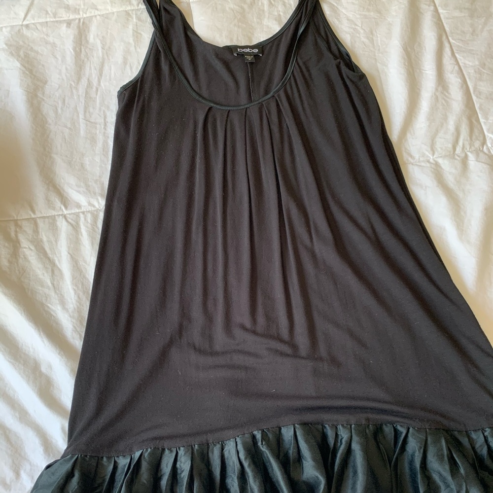 LBD Bebe dress (darker black in person)